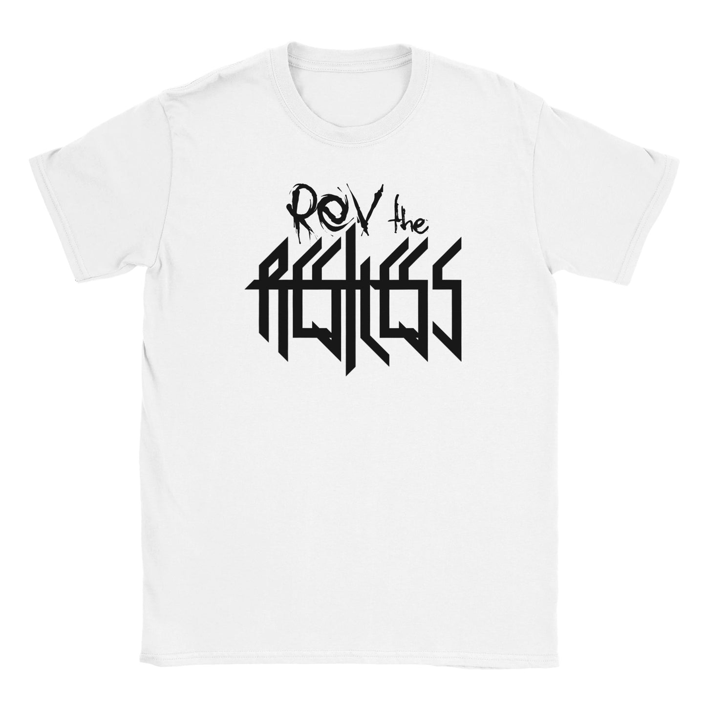 Rev Logo Tee w/ Slogan - White