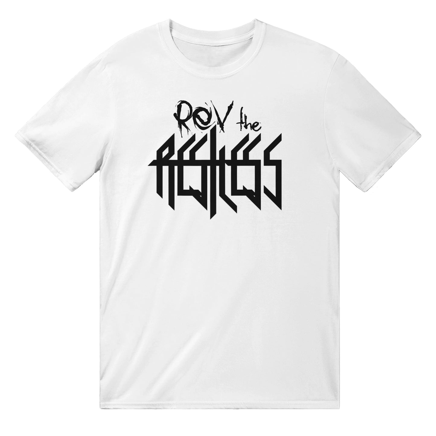 Rev Logo Tee w/ Slogan - White