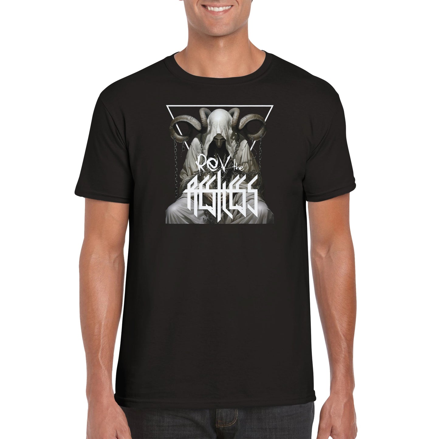 Rev Horns - T-shirt - Black